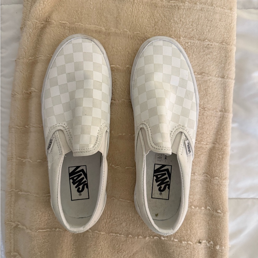 Vans Classic White Slip-On Shoes